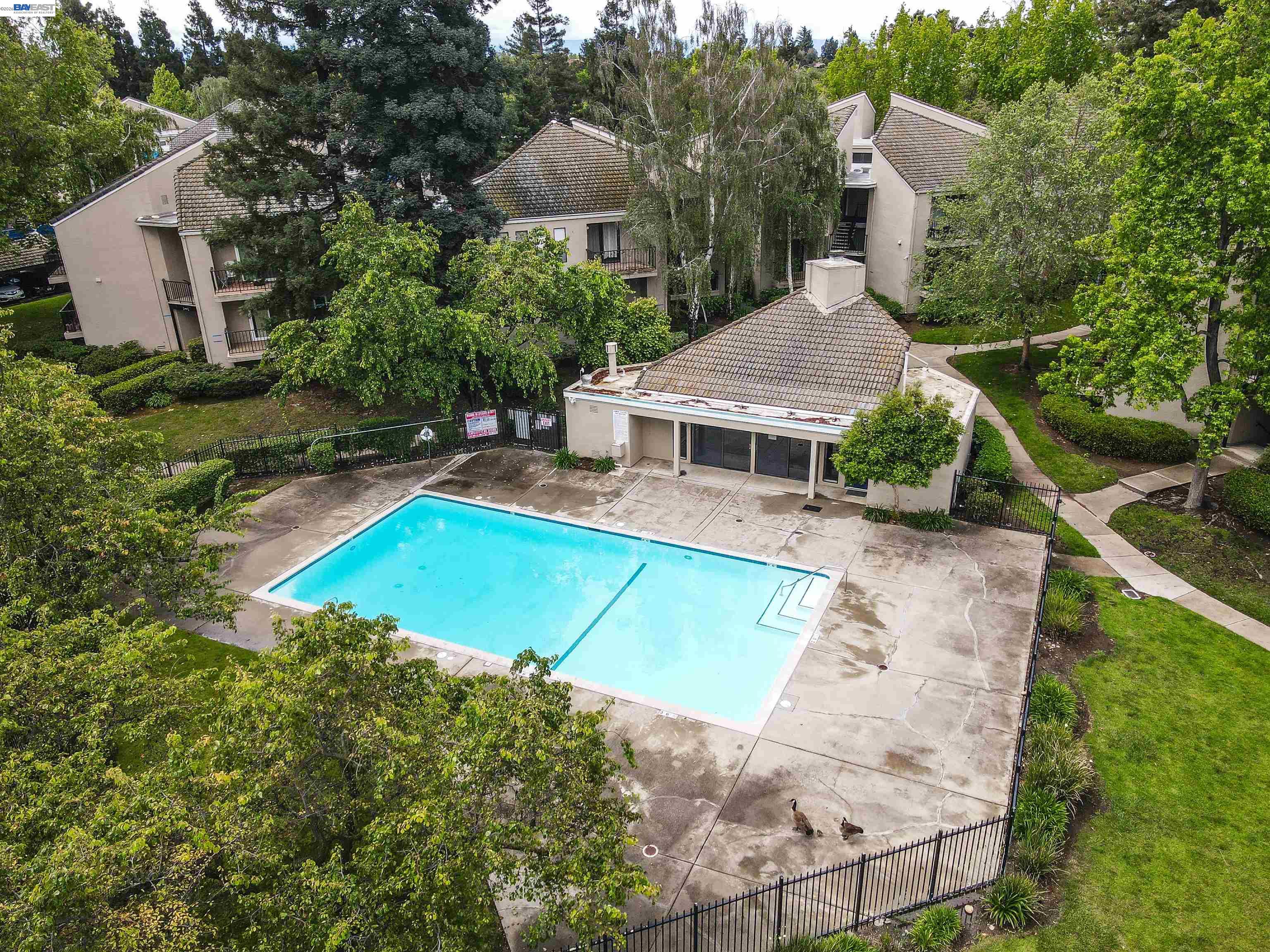 39450 Albany Common, Unit X Fremont, CA 94538 - Photo 33 of 46 an aerial view of a house