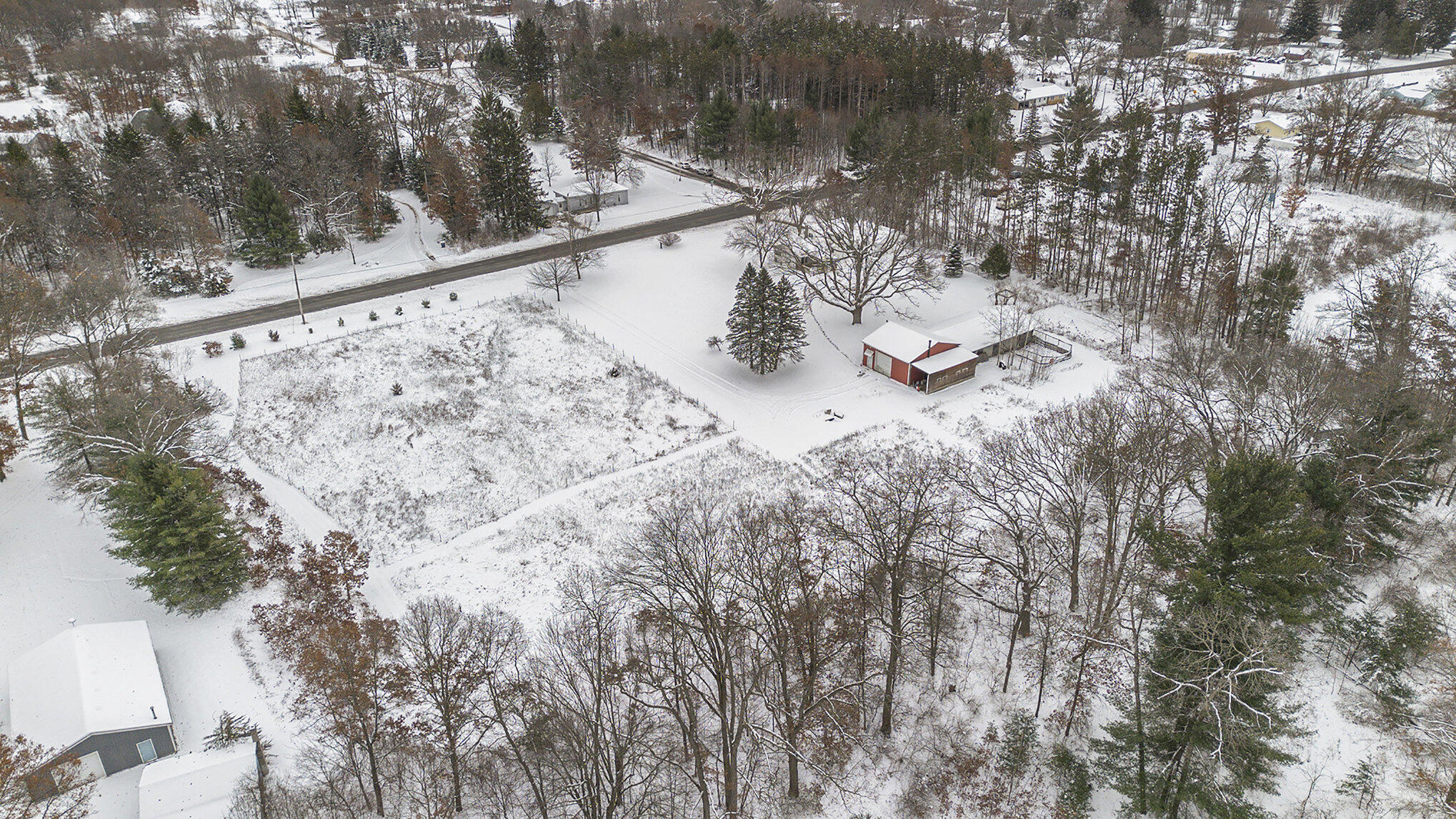 2730 Johnson Road Gowen, MI 49326 - Photo 28 of 33 2730 Johnson Rd Aerial 3