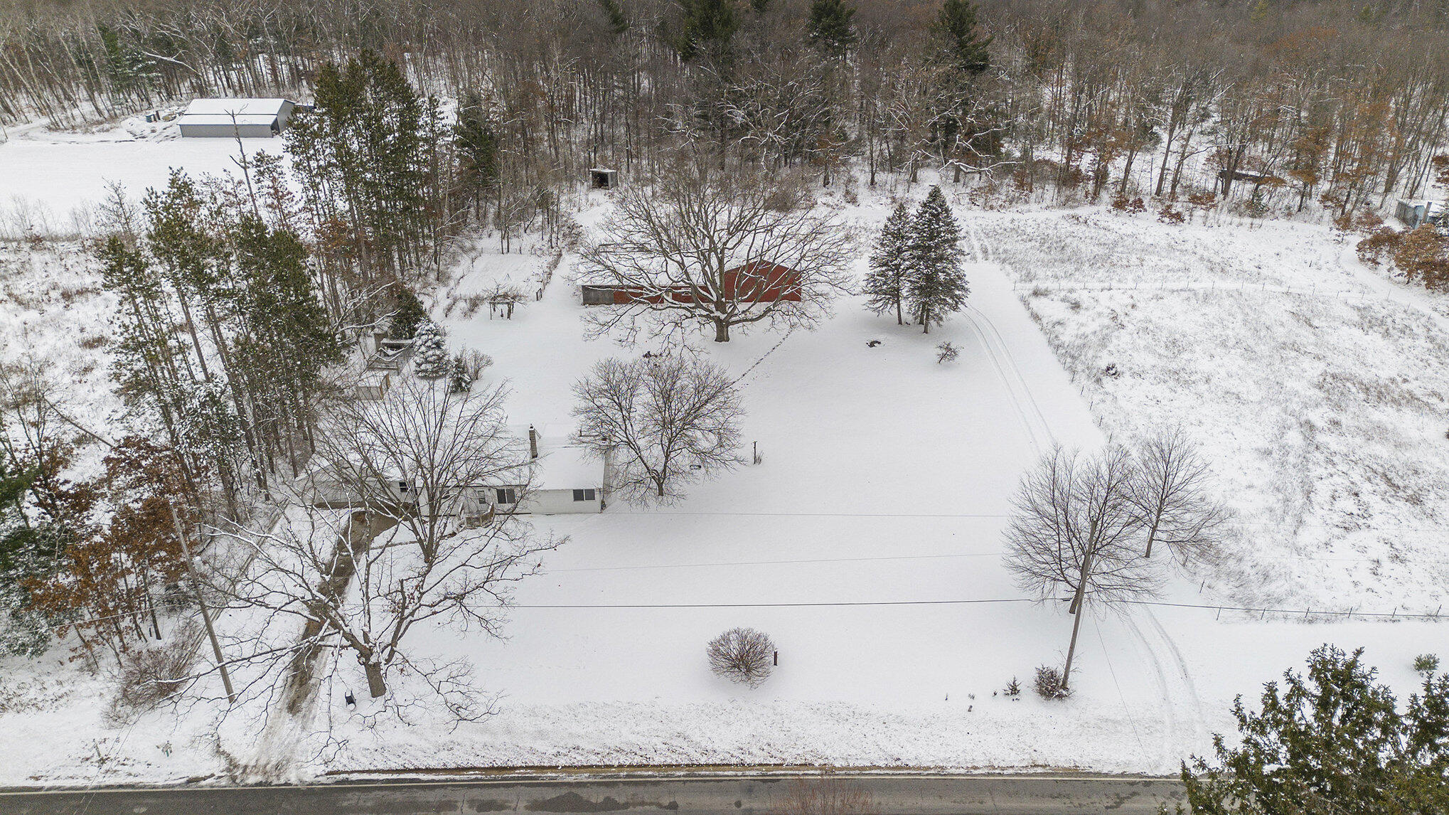 2730 Johnson Road Gowen, MI 49326 - Photo 30 of 33 2730 Johnson Rd Aerial 1