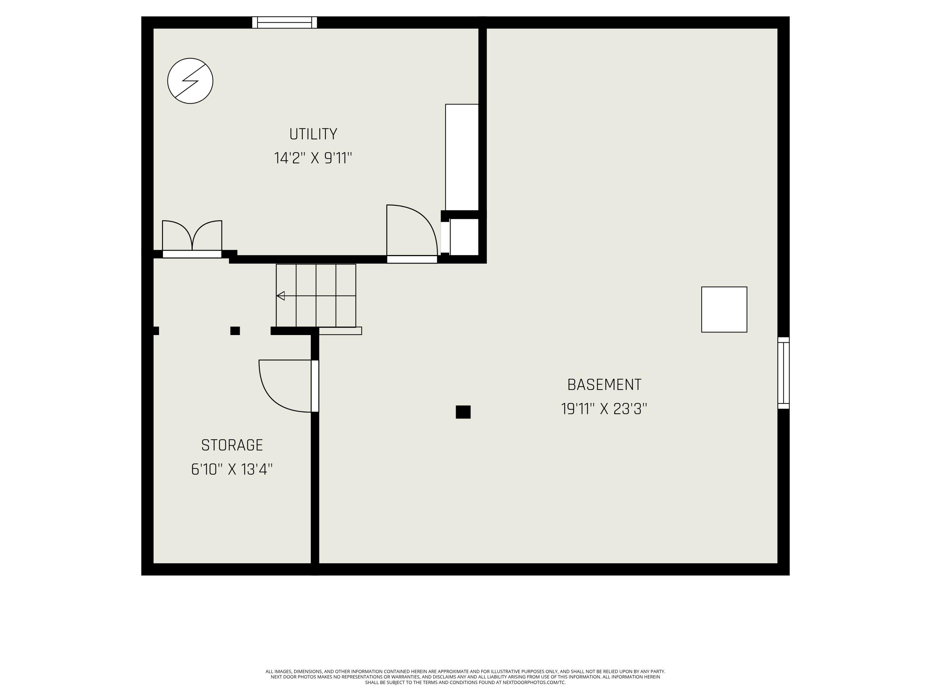 2730 Johnson Road Gowen, MI 49326 - Photo 31 of 33 2730 Basement Floor Plan
