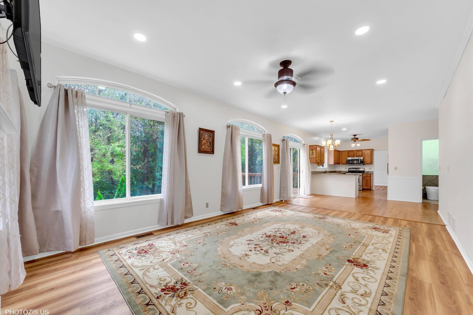 1034 Heather Court Fox River Grove, IL 60021 - Photo 12 of 64 a view of a livingroom with furniture wooden floor and window