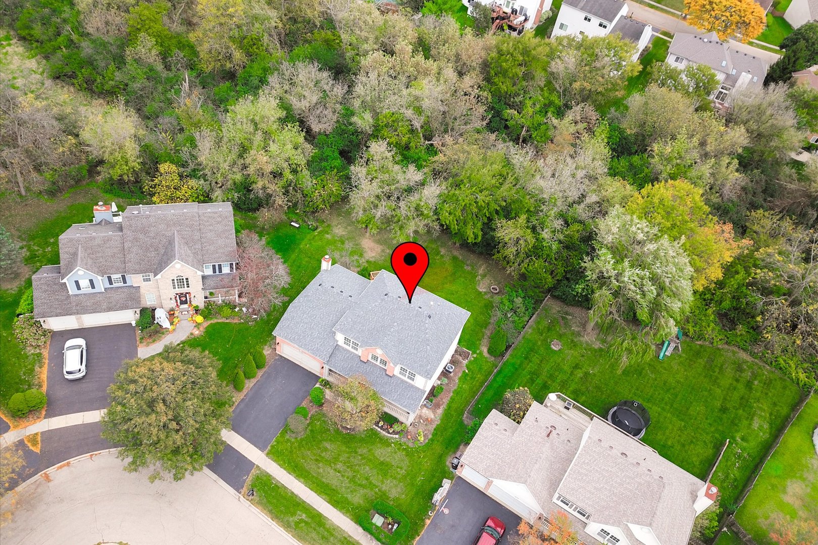 1034 Heather Court Fox River Grove, IL 60021 - Photo 62 of 64 an aerial view of a house