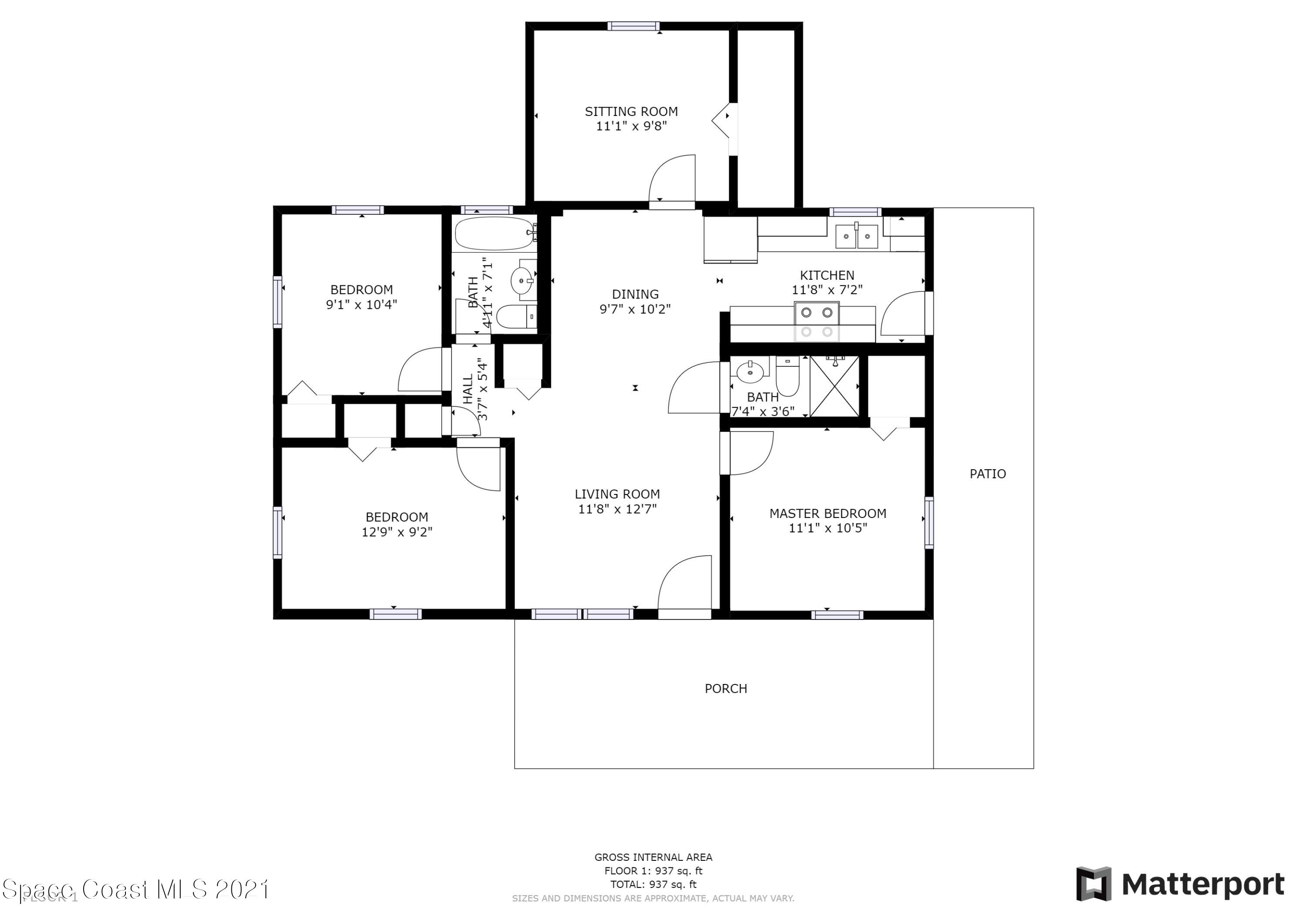 420 West Rutgers Street Melbourne, FL 32901 - Photo 40 of 40 Floor Plan