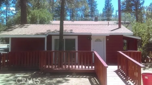 a view of a house with a balcony
