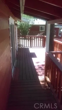 a view of a balcony