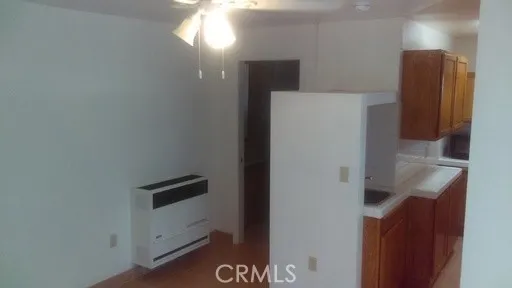 a view of kitchen and utility room