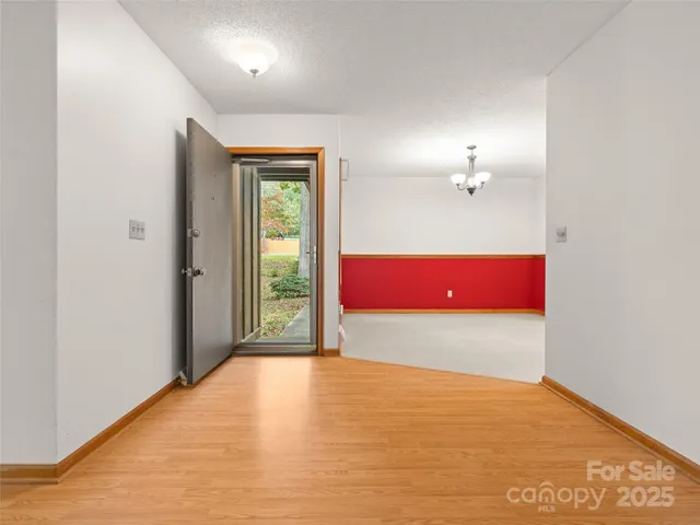 a view of an empty room