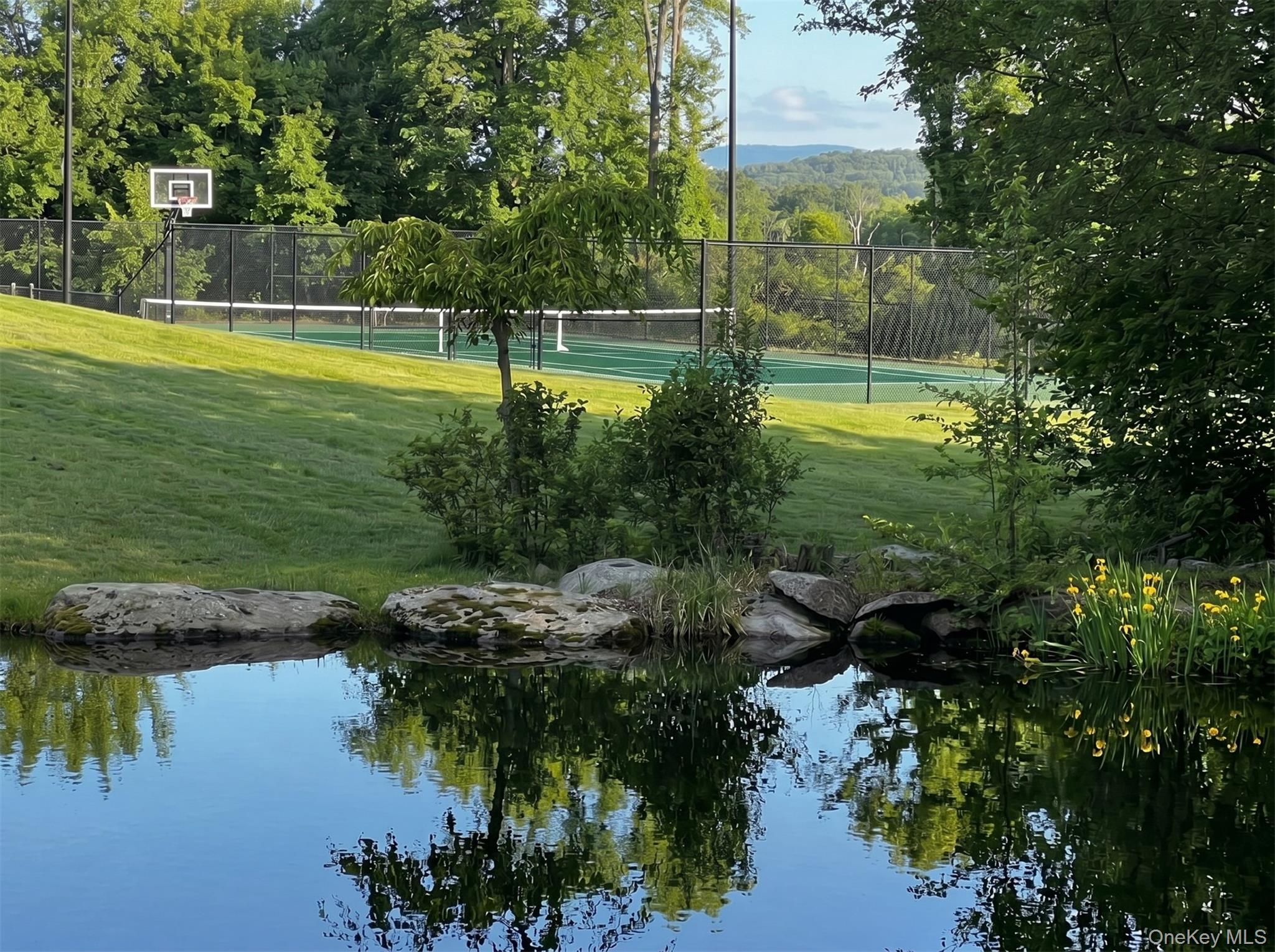 33 Ford Road Chatham, NY 12136 - Photo 29 of 33 a view of a lake with a yard and large trees