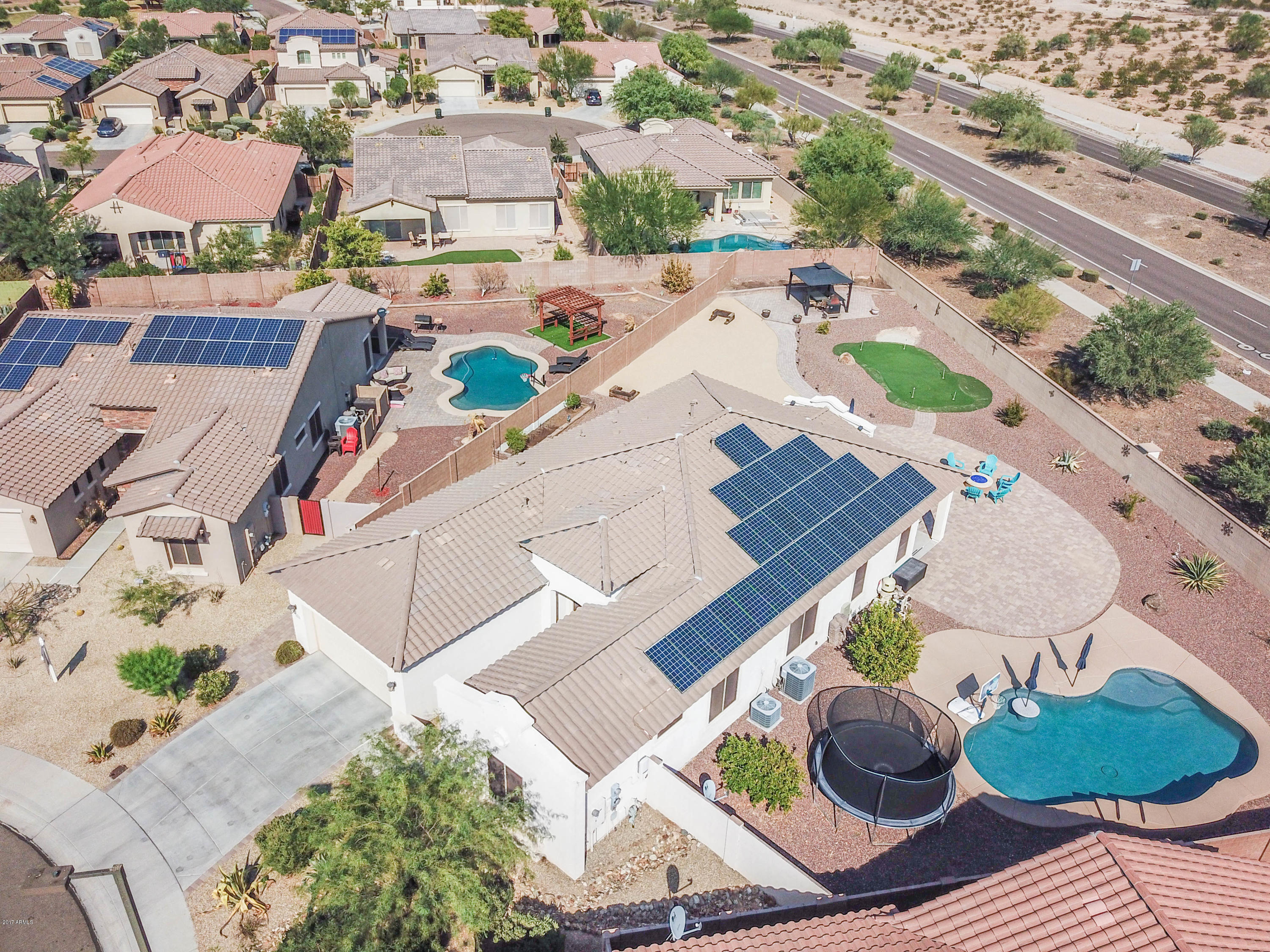 17657 West Agave Road Goodyear, AZ 85338 - Photo 34 of 37 Solar! Gazebo!