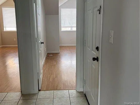 a view of room with elevator