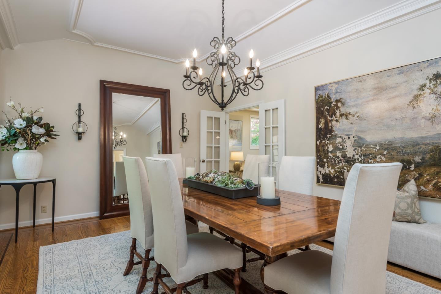 400 Warren Road San Mateo, CA 94402 - Photo 38 of 54 a view of a dining room with furniture window and wooden floor