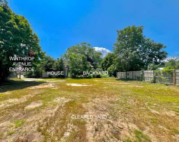 a view of outdoor space and swimming pool
