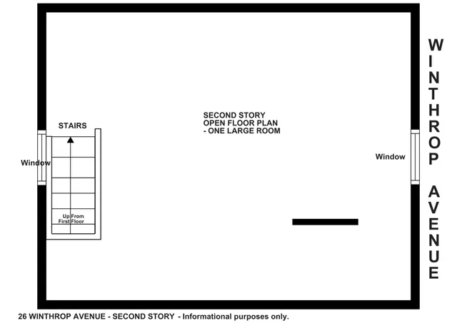 a picture of floor with a white wall and a painting