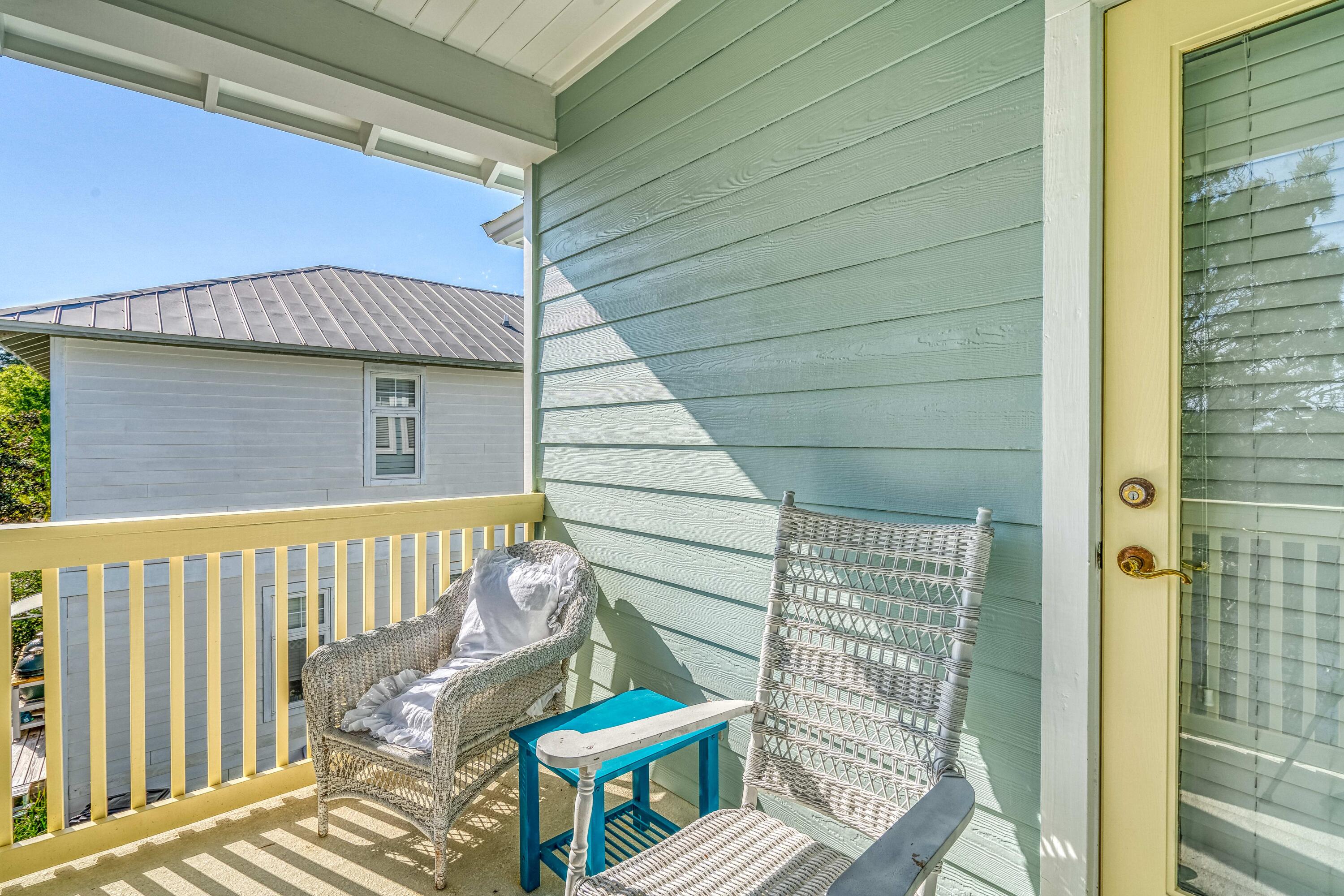 51 Redfish Circle Santa Rosa Beach, FL 32459 - Photo 11 of 17 a view of wooden balcony