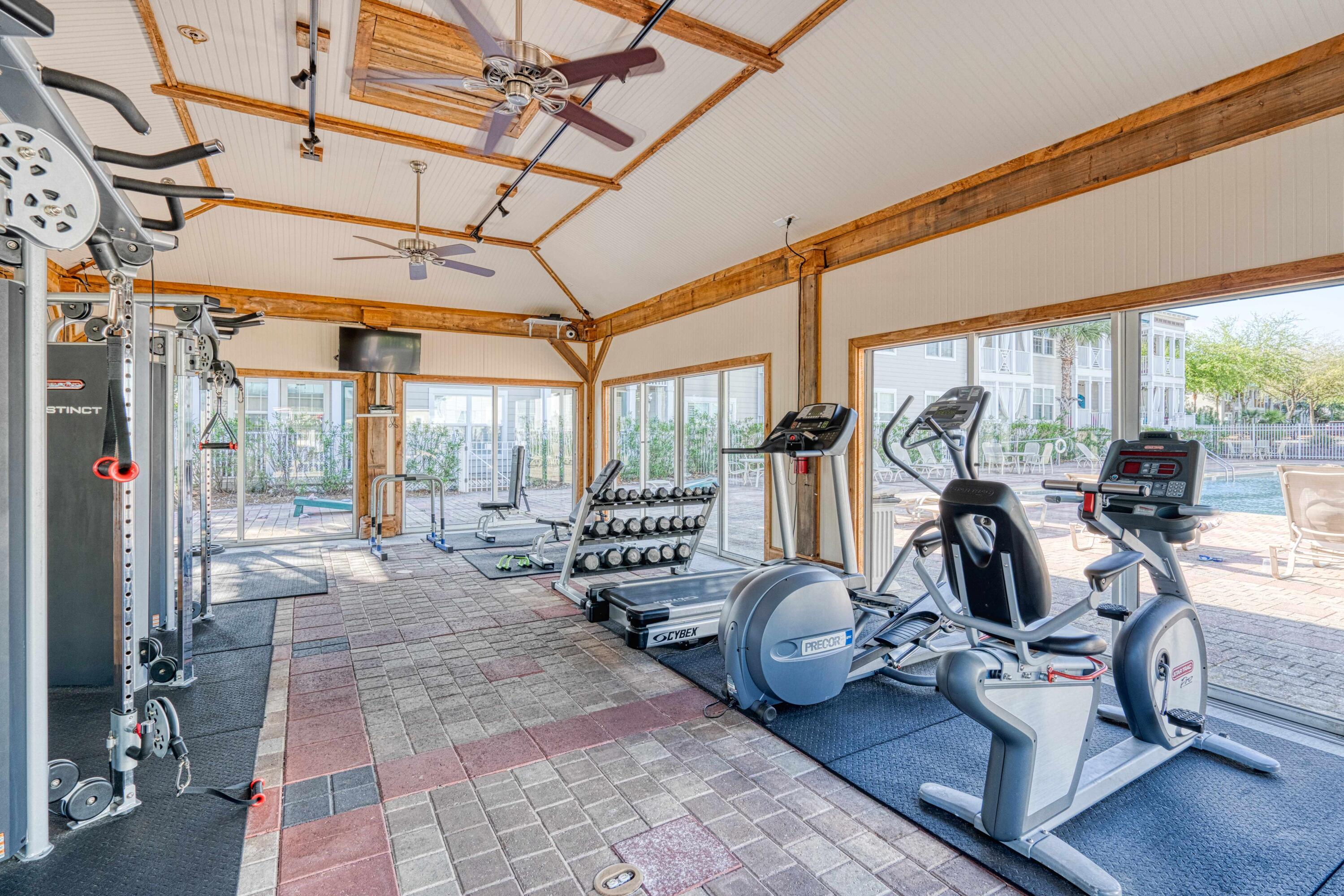 51 Redfish Circle Santa Rosa Beach, FL 32459 - Photo 14 of 17 a view of a room with gym equipment