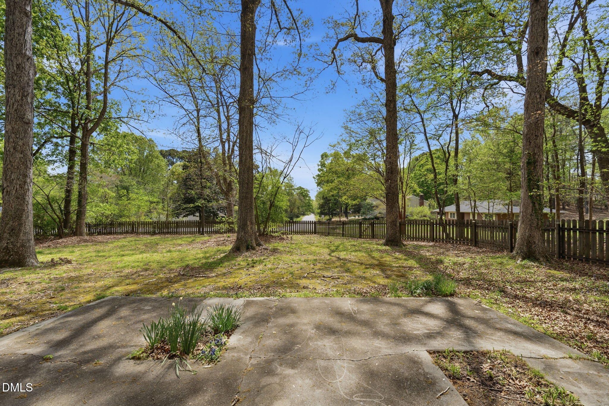 511 Hunter Street Durham, NC 27712 - Photo 25 of 30 a view of a yard with trees