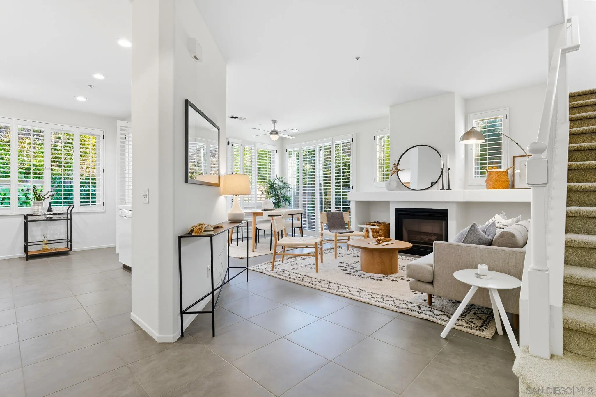 1802 Key Largo Road Vista, CA 92081 - Photo 5 of 24 a living room with fireplace furniture and a large window