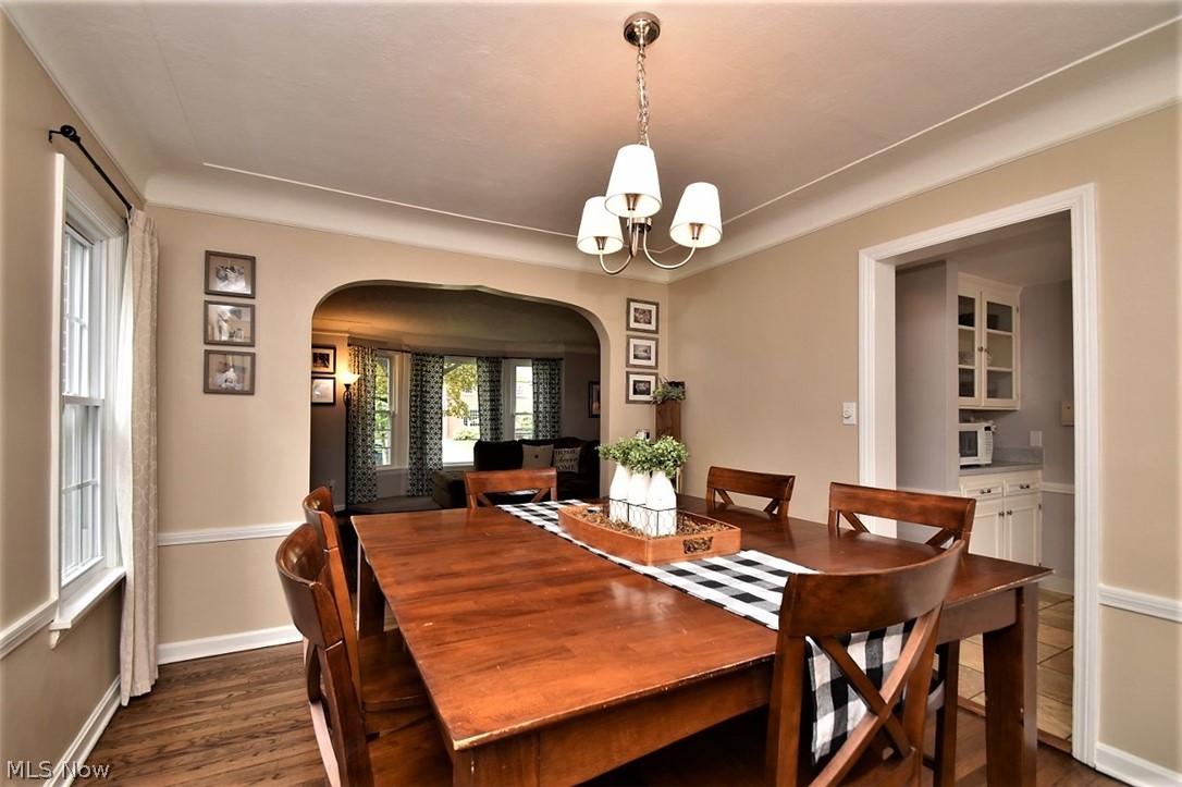 2409 Channing Road Cleveland, OH 44118 - Photo 7 of 28 Another view of formal dining room with hardwood floors.