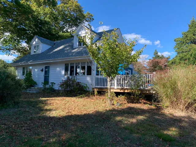 a house that has a tree in it