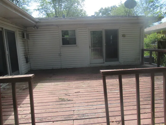 a view of outdoor space with a garden