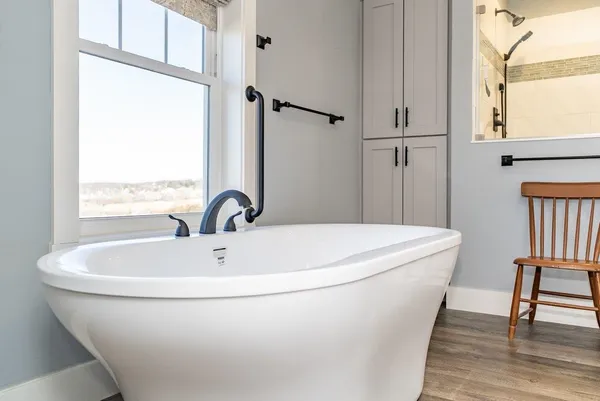 a view of city and ocean