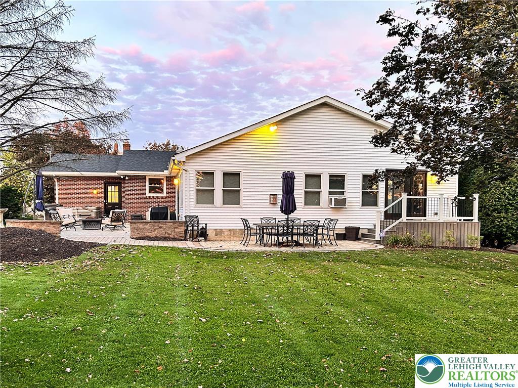 345 South Whitfield Street Nazareth, PA 18064 - Photo 25 of 29 a view of a house with a yard and chairs