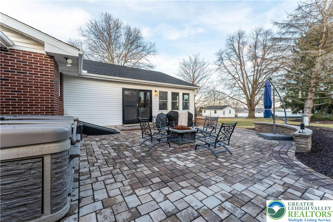 345 South Whitfield Street Nazareth, PA 18064 - Photo 26 of 29 a view of a outdoor space with a patio and fire pit