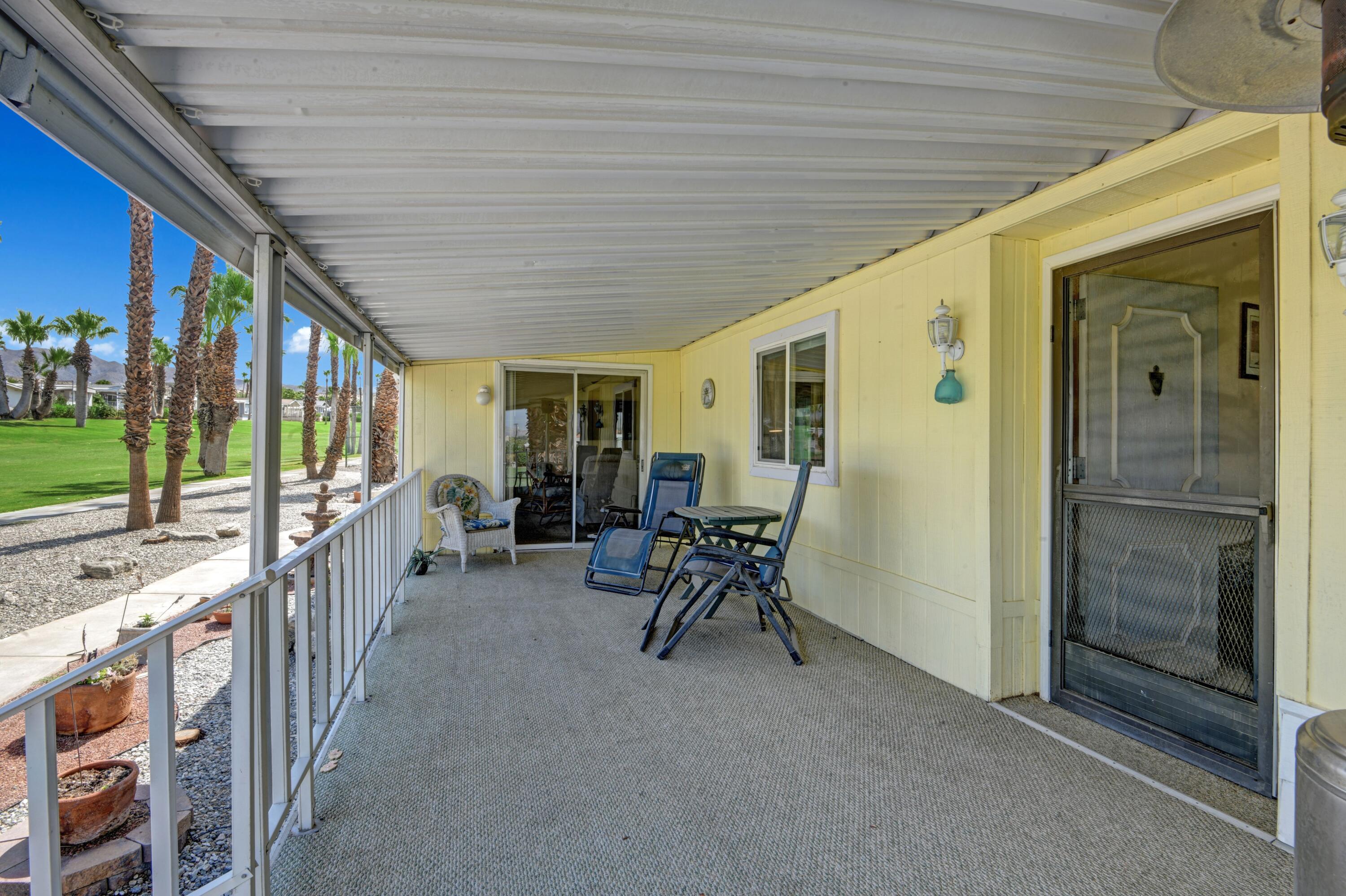 15500 Bubbling Wells Road, Unit 258 Desert Hot Springs, CA 92240 - Photo 23 of 33 258-sidedeckwithview