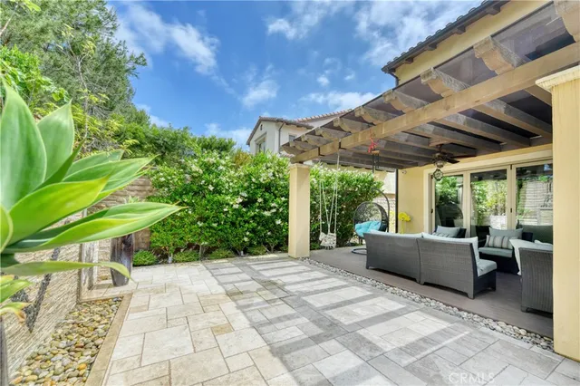 a view of swimming pool from a balcony