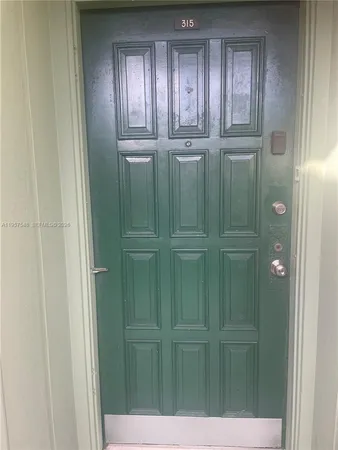 a bathroom with a mirror