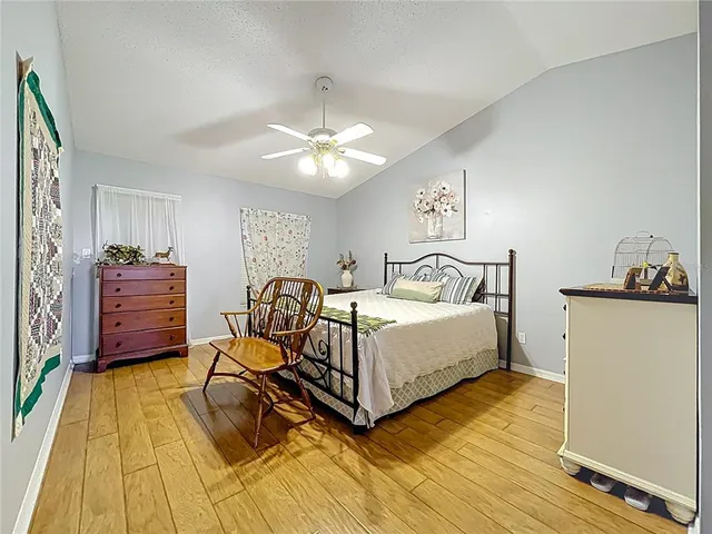 a view of a garage and car parked