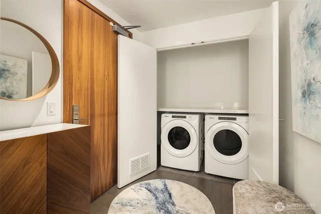 a view of bedroom and hallway