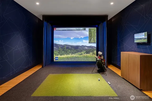 a open kitchen with a table and chairs