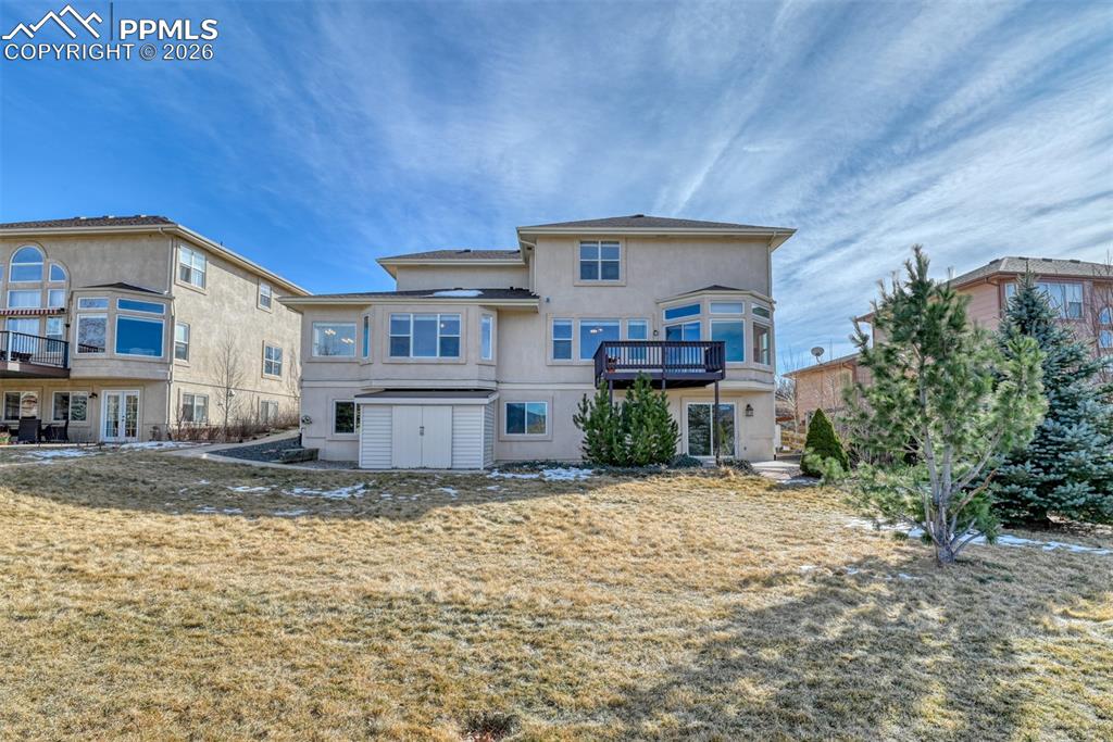 Undisclosed Address Colorado Springs, CO 80921 - Photo 23 of 49 a view of a house with a yard