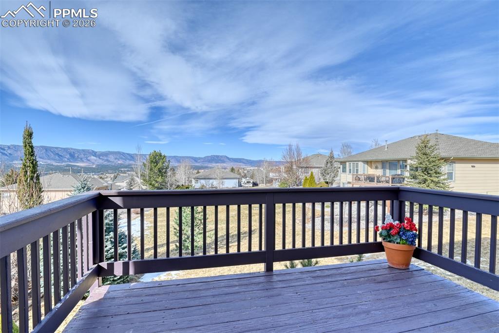 Undisclosed Address Colorado Springs, CO 80921 - Photo 3 of 49 a view of city from a balcony