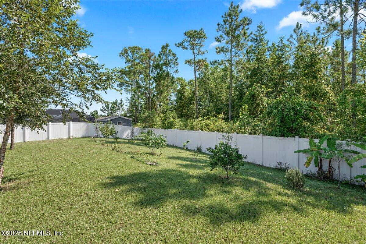 88 North Hamilton Springs Road St. Augustine, FL 32084 - Photo 47 of 73 a backyard of a house with lots of green space