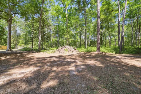 a view of a large building with a city view