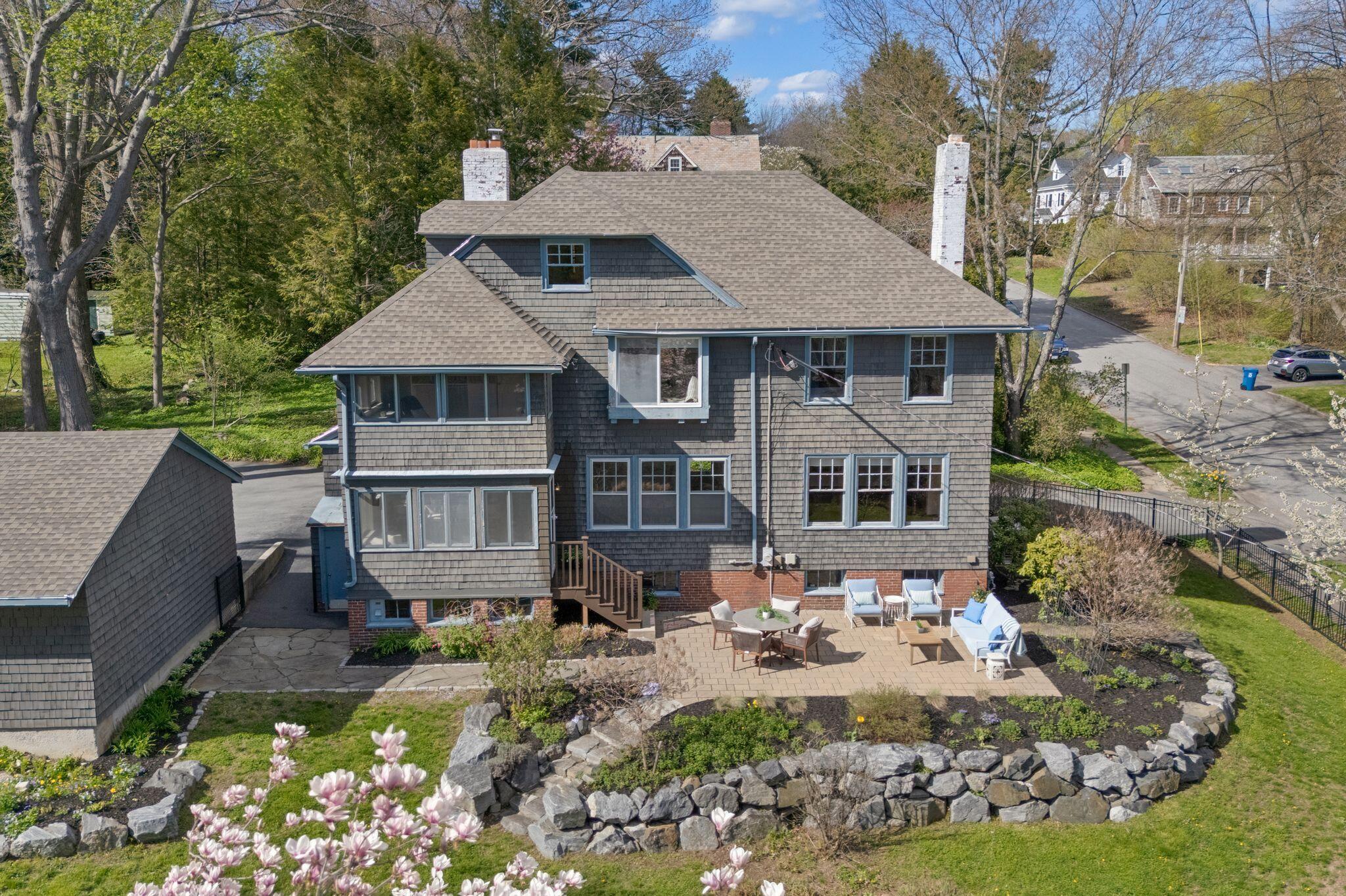 160 Craigie Street Portland, ME 04102 - Photo 29 of 73 Drone Backyard Angle