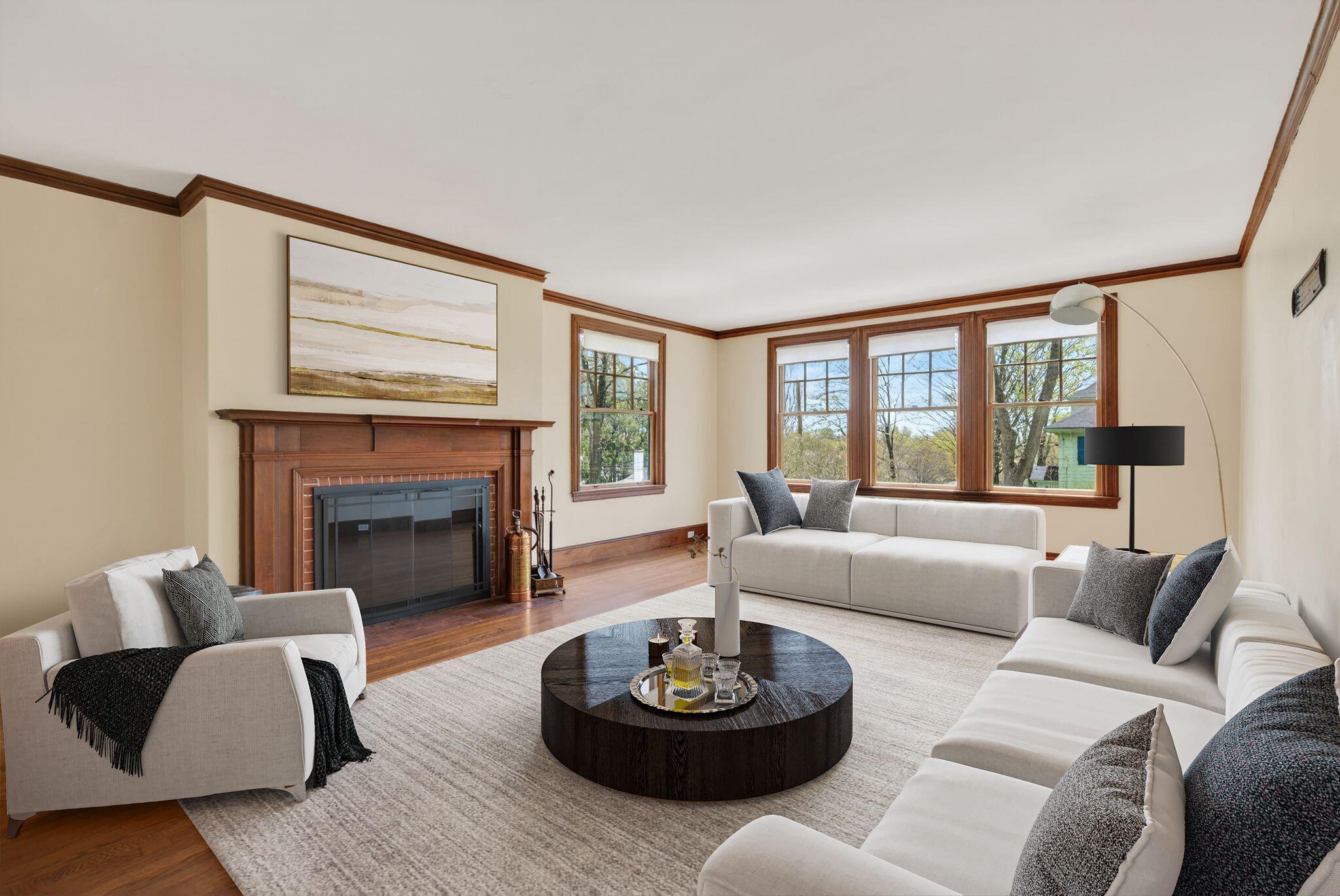 160 Craigie Street Portland, ME 04102 - Photo 54 of 73 Formal Living Room_Virtually Staged