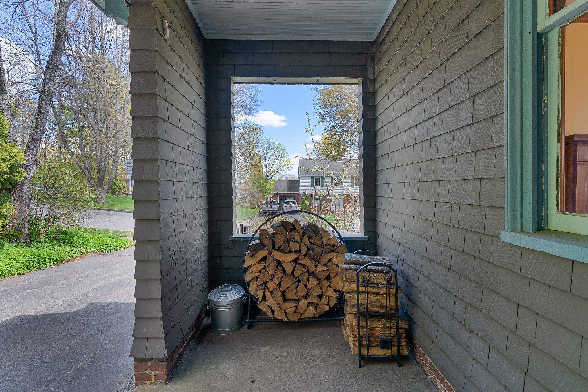 160 Craigie Street Portland, ME 04102 - Photo 7 of 73 Woodpile & Exterior Detail