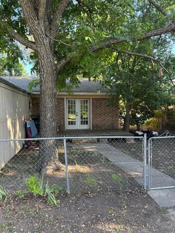 a view of a house with patio