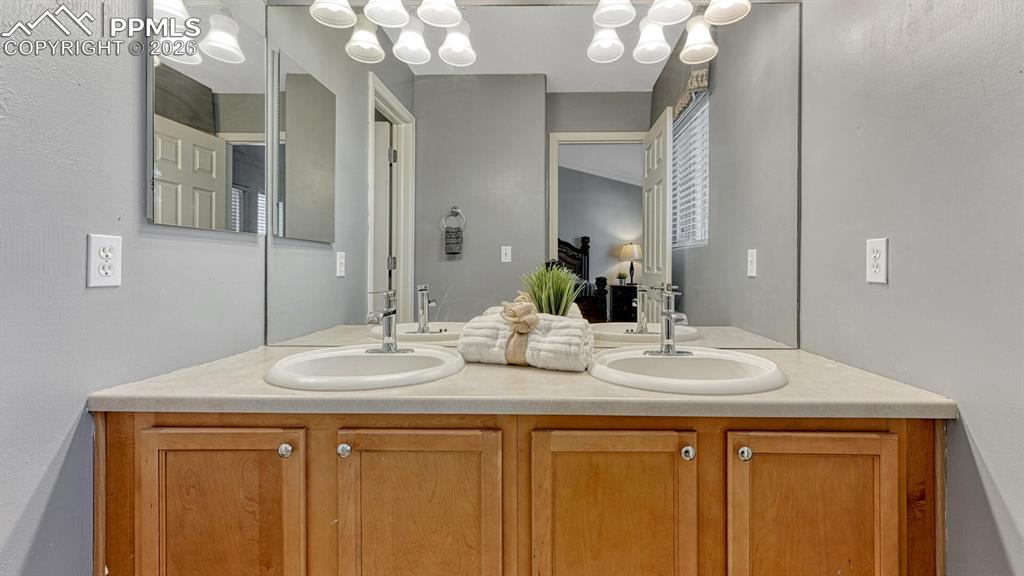 7620 Sandy Springs Point Fountain, CO 80817 - Photo 16 of 24 Dual vanity in Primary Bath!
