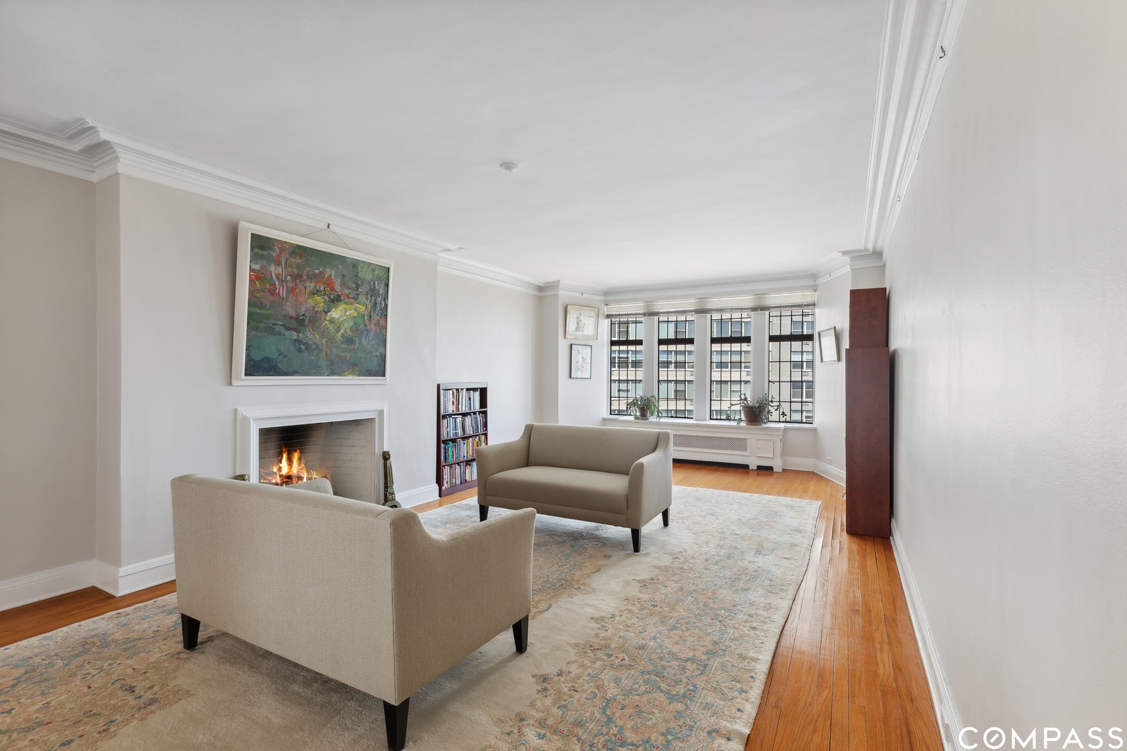 Undisclosed Address Chicago, IL 60613 - Photo 4 of 19 a living room with furniture and a fireplace