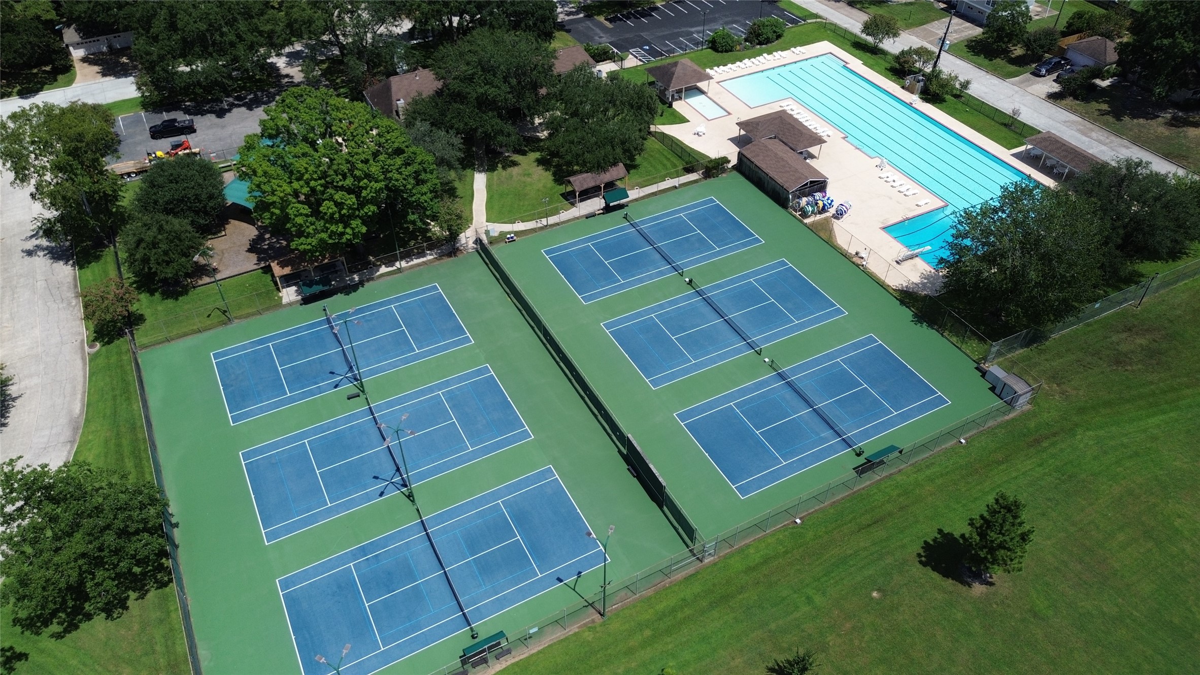 17423 Fairway Oaks Drive Spring, TX 77379 - Photo 37 of 50 an aerial view of a house