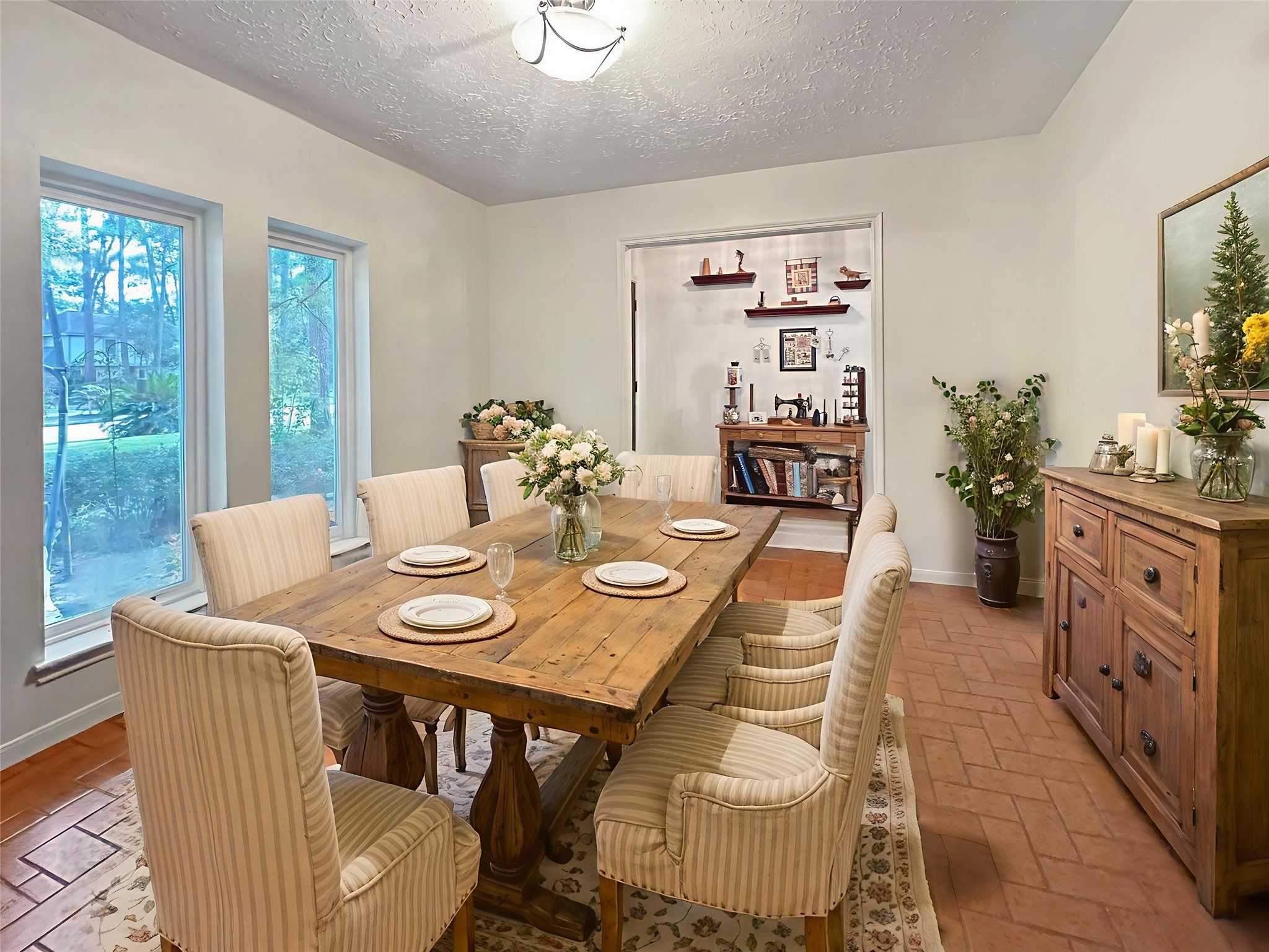 17423 Fairway Oaks Drive Spring, TX 77379 - Photo 5 of 50 a view of a dining room with furniture