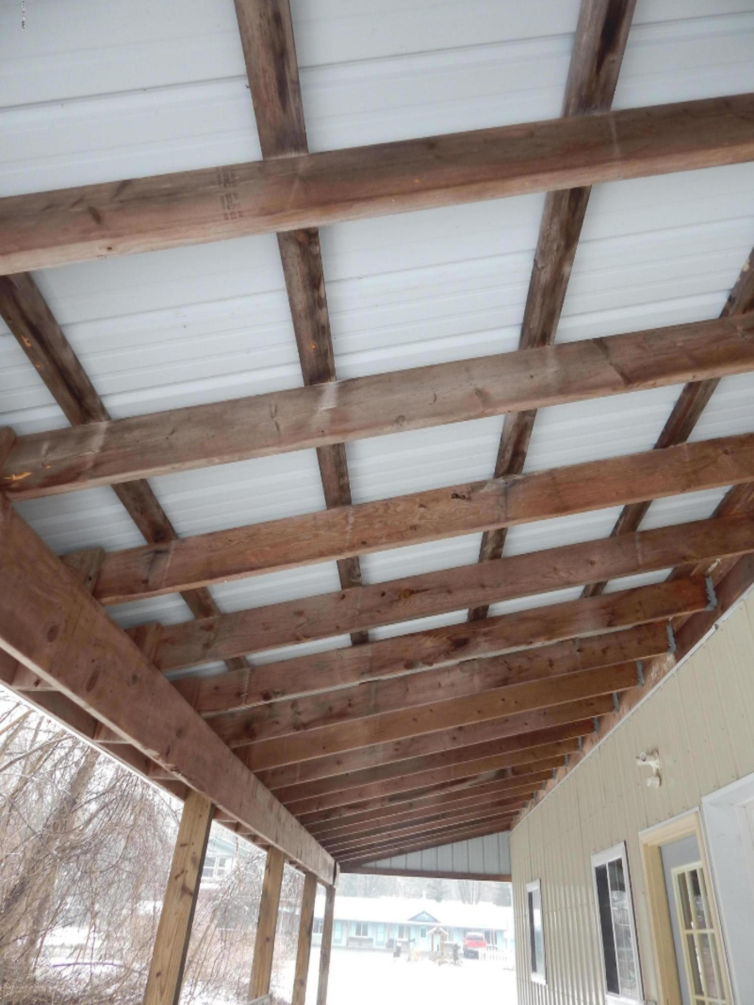 5595 8 Mile Road Onekama, MI 49675 - Photo 3 of 15 Lean-To Roof