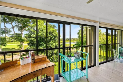 a view of a city from a balcony