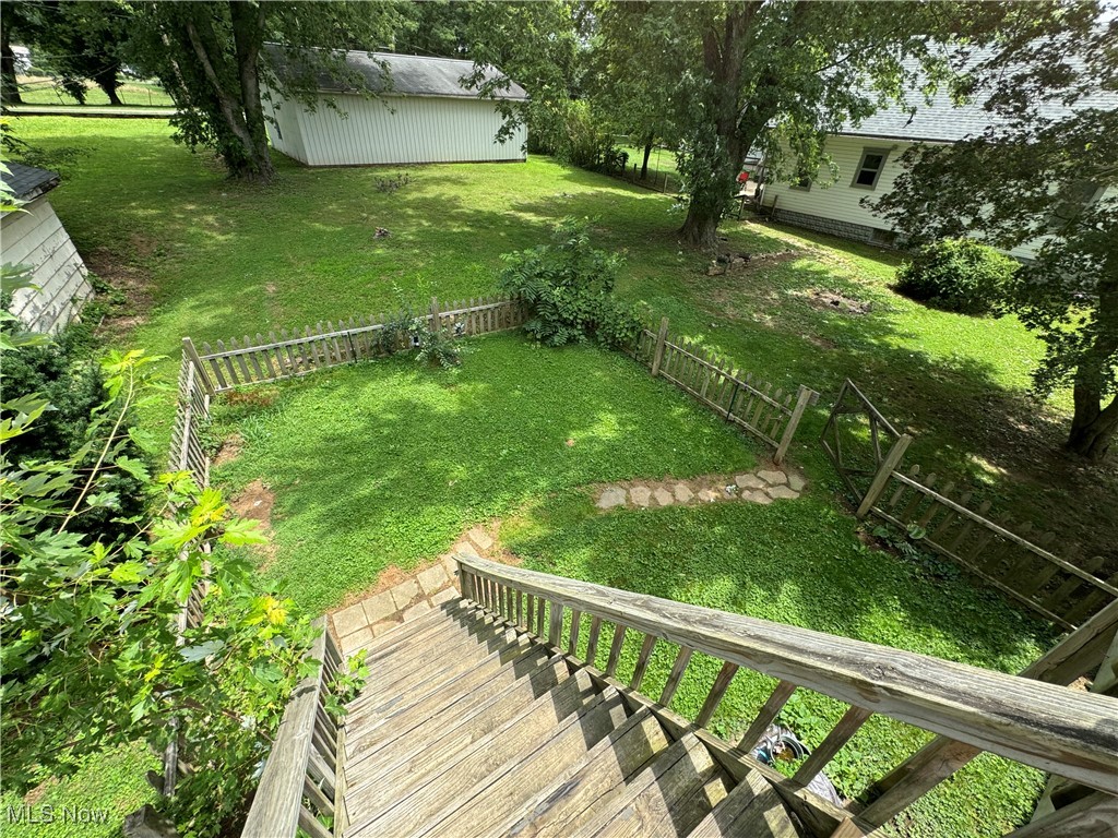 1920 South River Road Zanesville, OH 43701 - Photo 17 of 21 View of yard featuring a deck