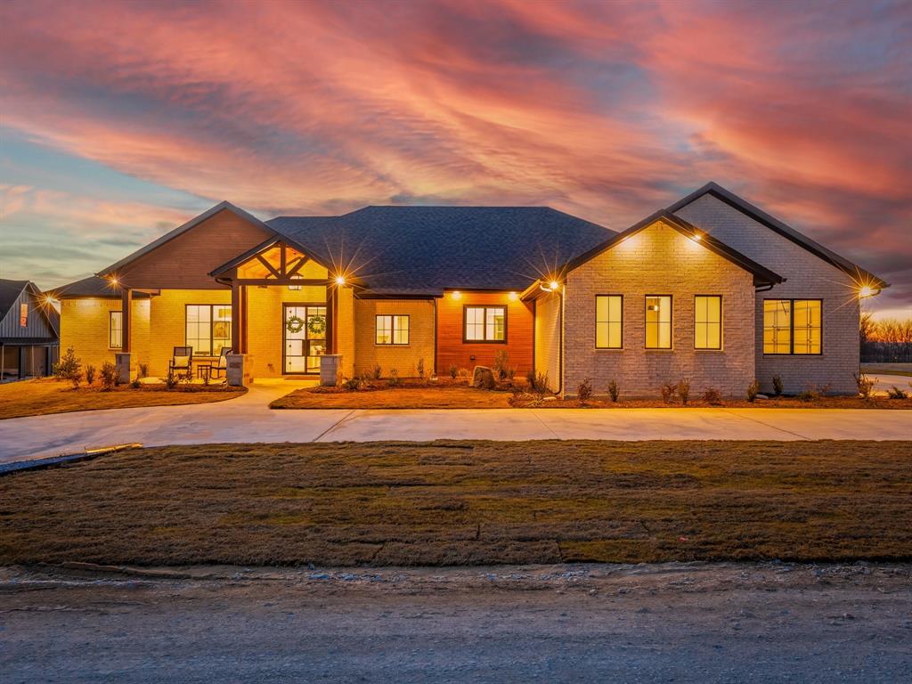 1301 Hunt Road Gunter, TX 75058 - Photo 3 of 40 a view of a house with a swimming pool