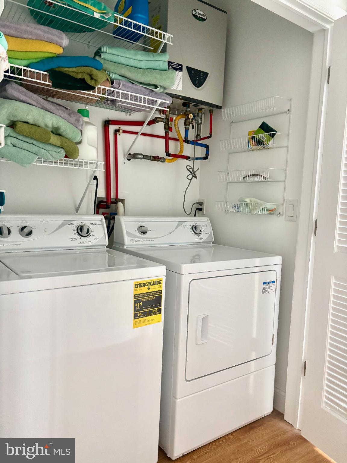 448 Dock Road West Creek, NJ 08092 - Photo 16 of 36 a utility room with dryer and washer